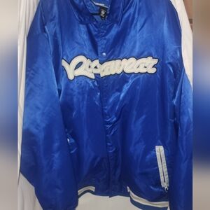 Rocawear Royal Blue Puffer Jacket with White Details